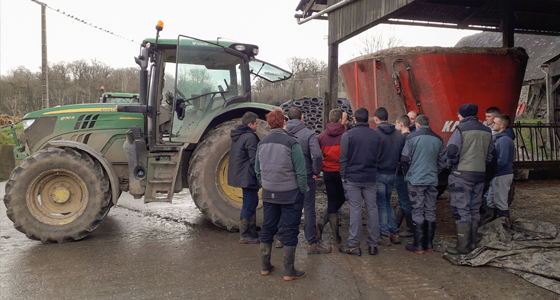 Tracteur désilage