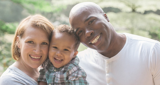 Photo d'une famille